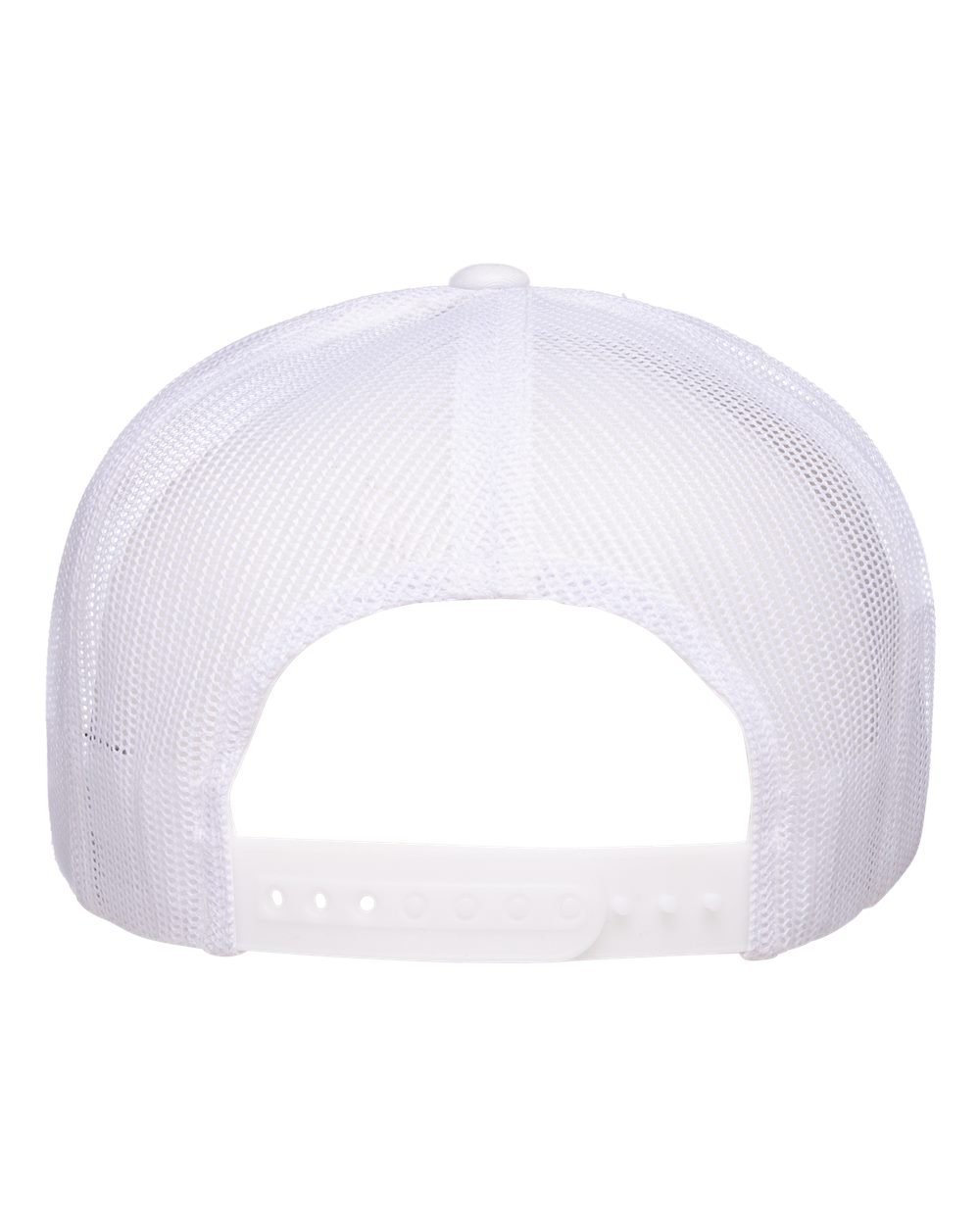 Five-Panel Classic Trucker Cap - Back - B61595000 - White