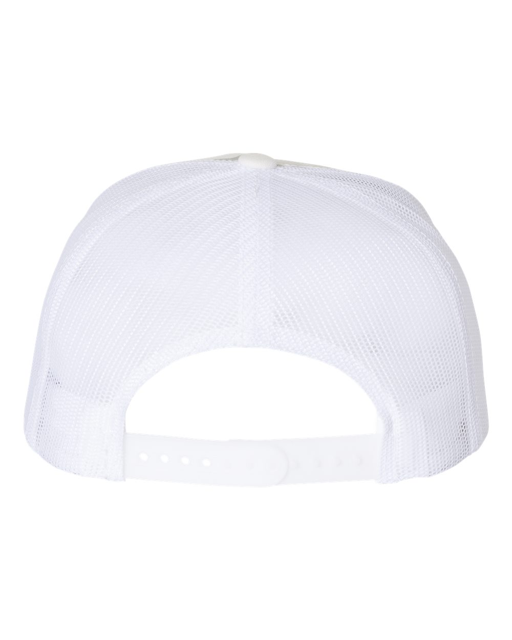 Five-Panel Classic Trucker Cap - Back - B61595540 - Multicam Alpine/ White