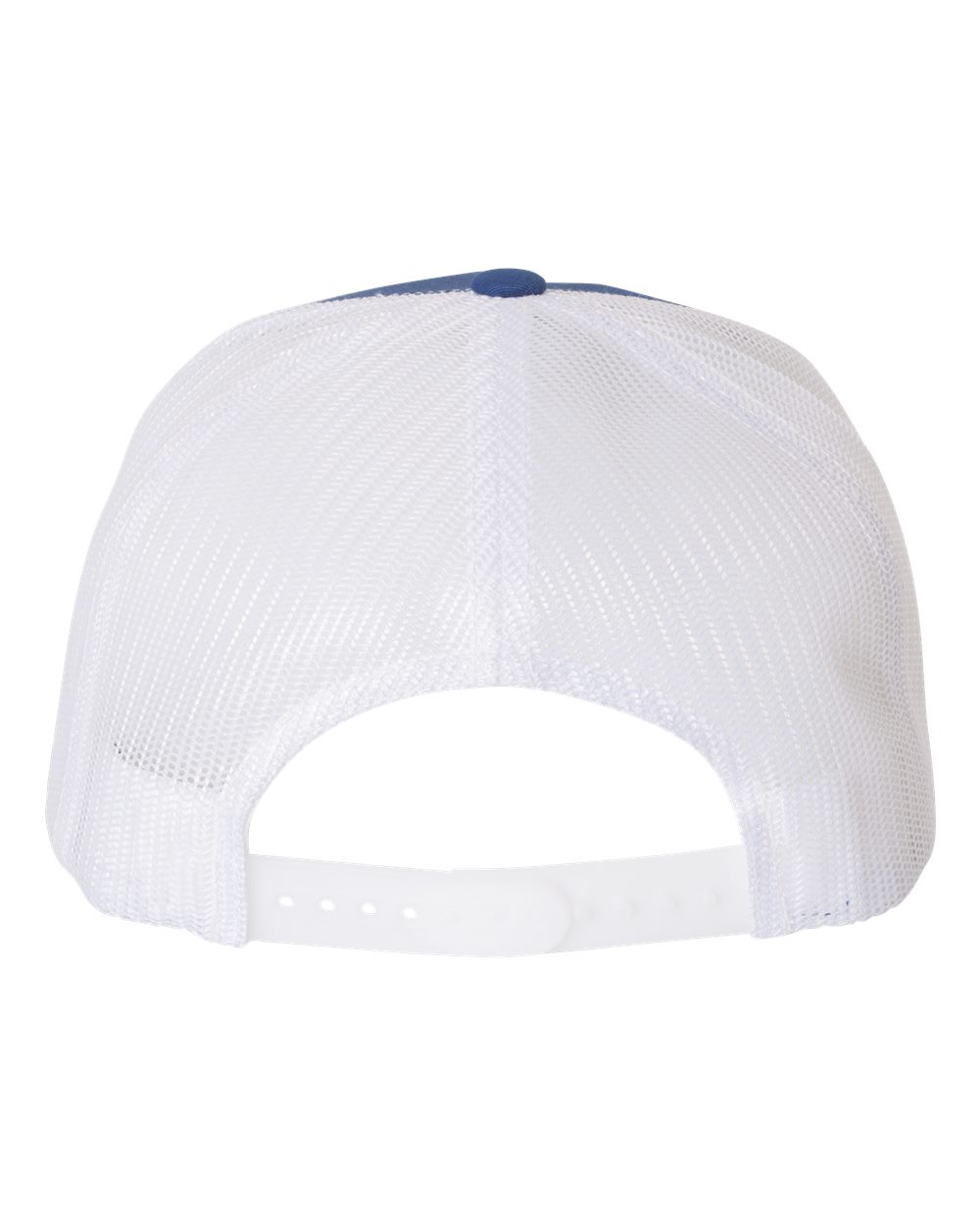 Five-Panel Classic Trucker Cap - Back - B61595760 - Royal/ White