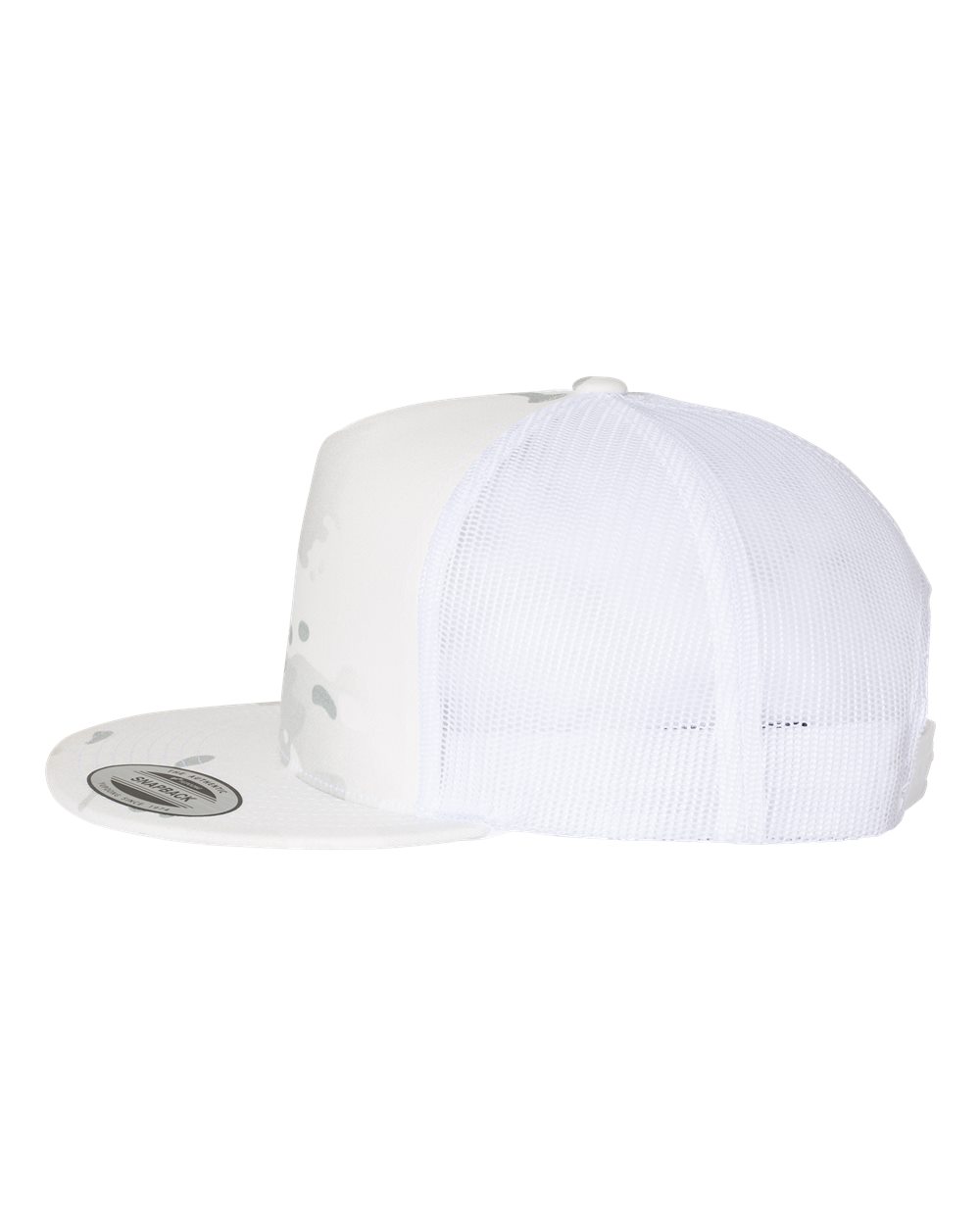 Five-Panel Classic Trucker Cap - DirectSide - B61595540 - Multicam Alpine/ White