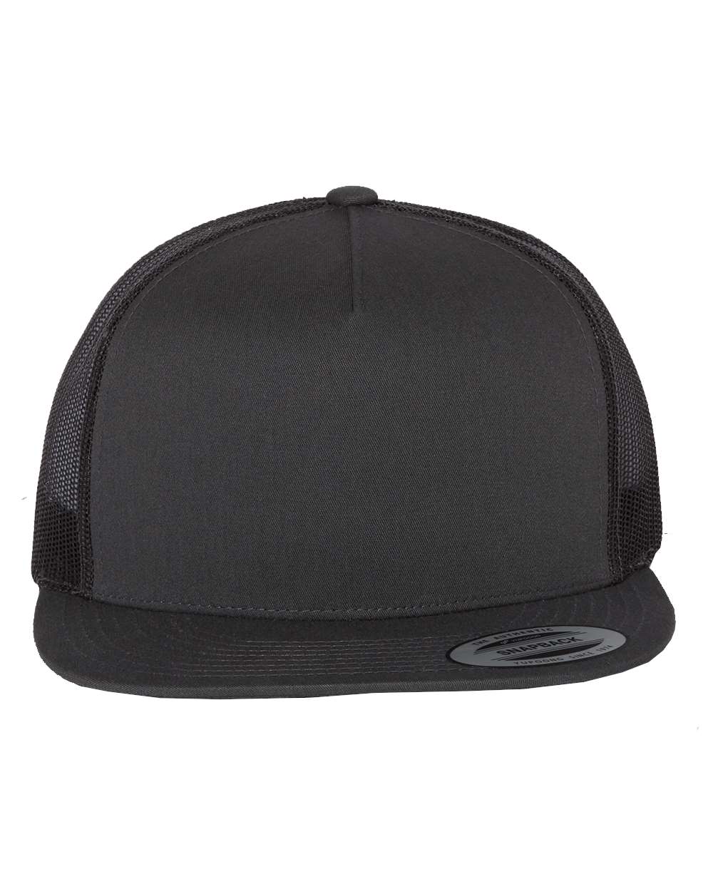 Five-Panel Classic Trucker Cap - Front - B61595090 - Charcoal