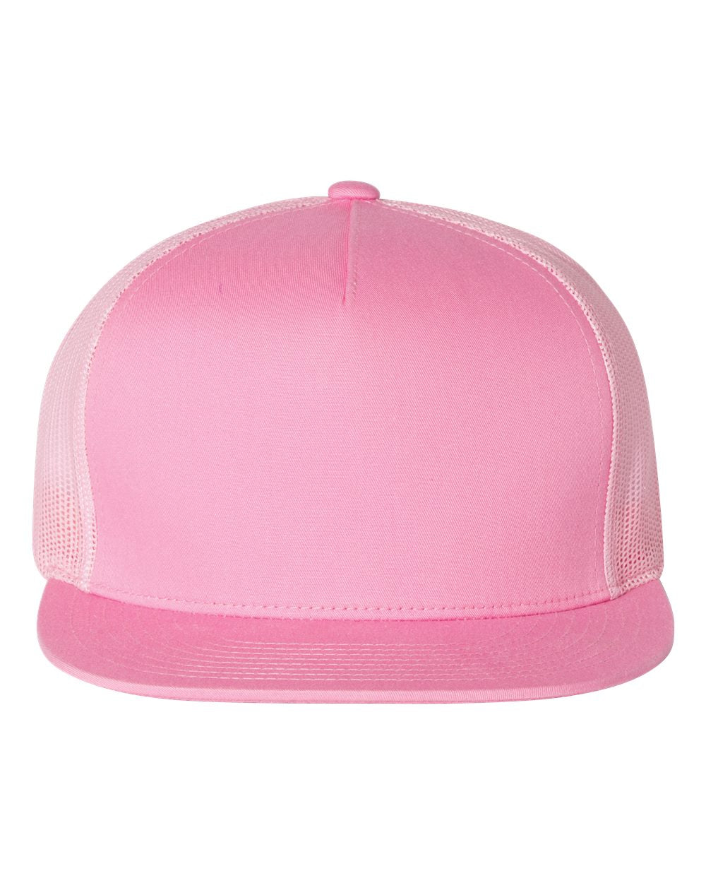 Five-Panel Classic Trucker Cap - Front - B61595300 - Pink