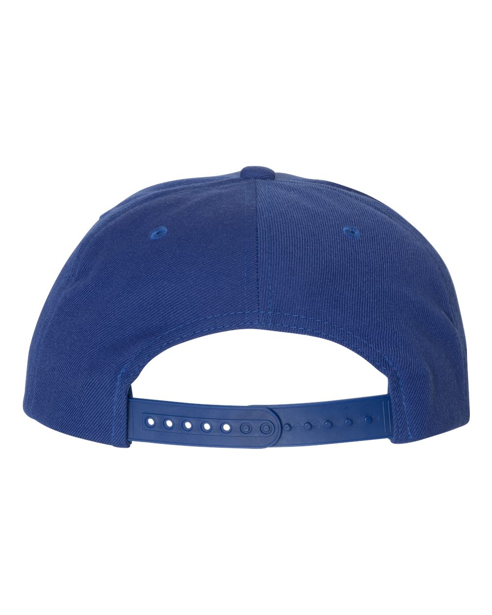Premium Five-Panel Snapback Cap - Back - B43095750 - Royal