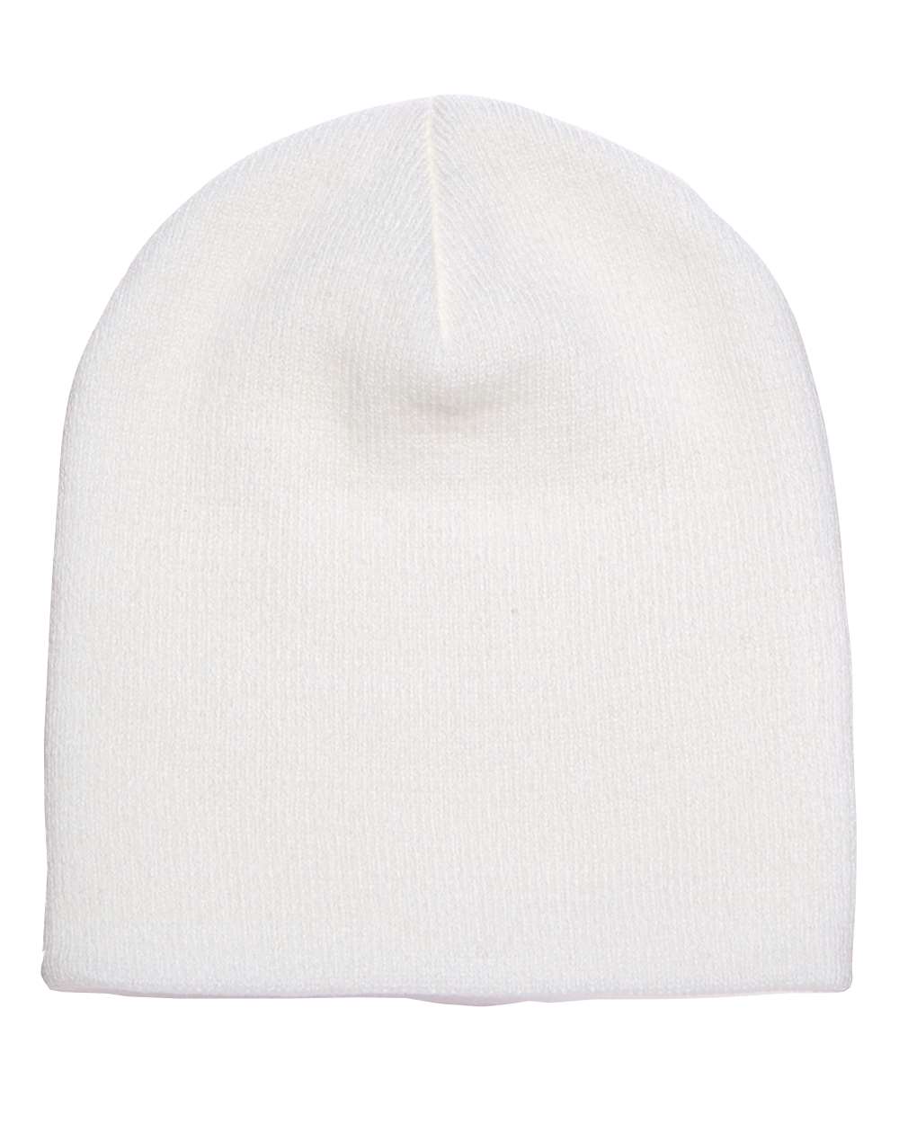 8 1/2" Beanie - Front - B18495000 - White