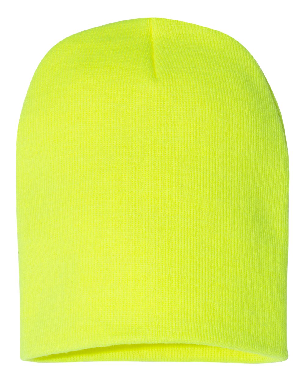 8 1/2" Beanie - Front - B18495410 - Safety Yellow