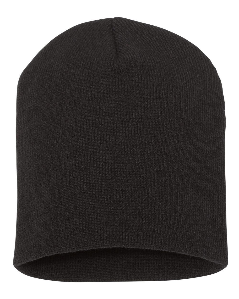 8 1/2" Beanie - Front - B18495500 - Black