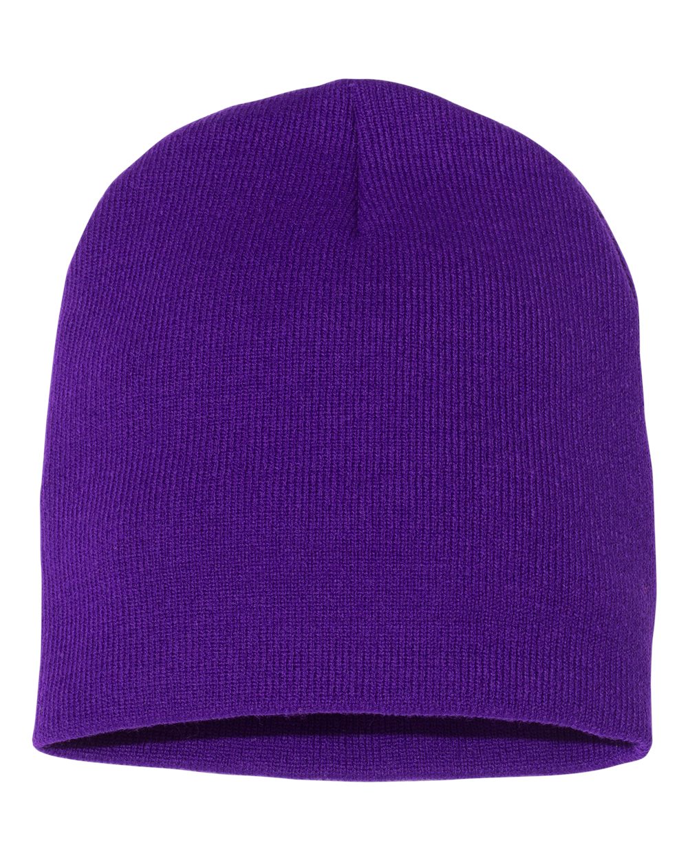 8 1/2" Beanie - Front - B18495670 - Purple