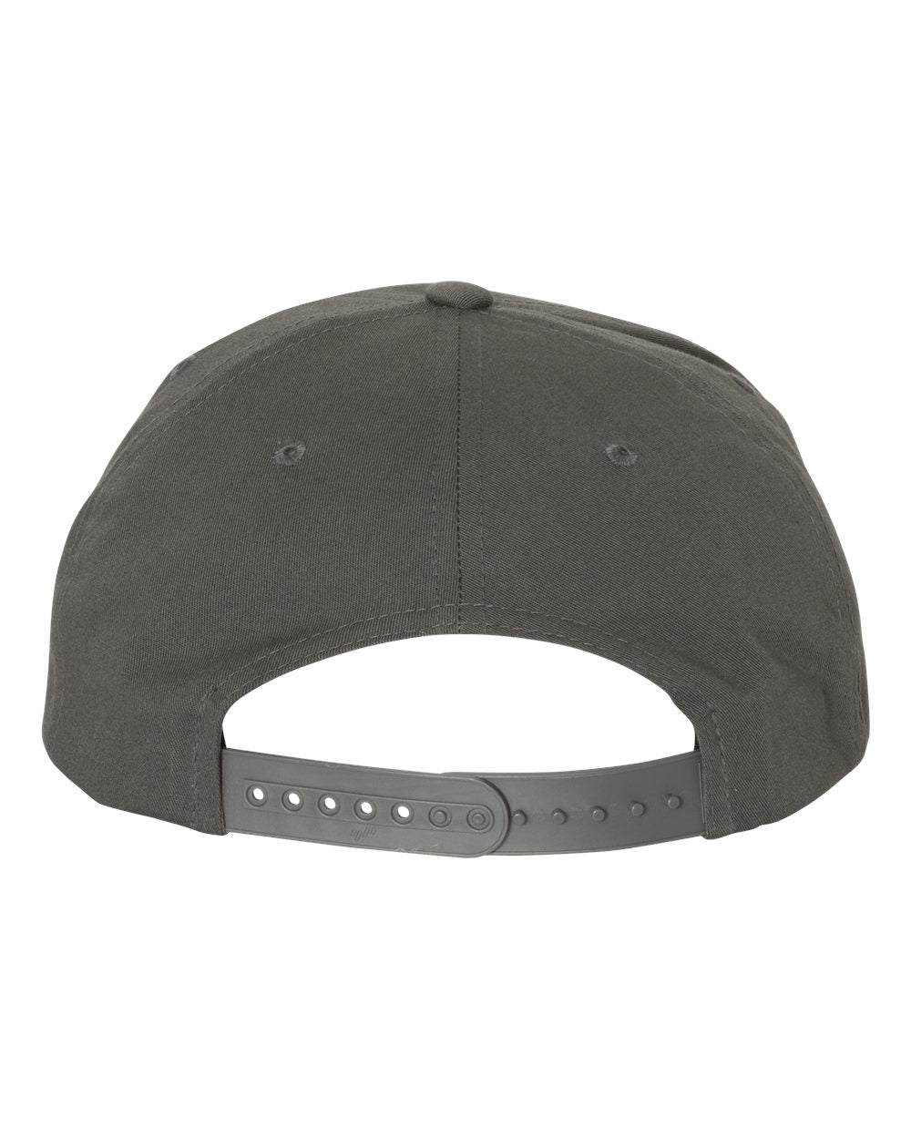 Lightly-Structured Five-Panel Snapback Cap - Back - B44495090 - Charcoal