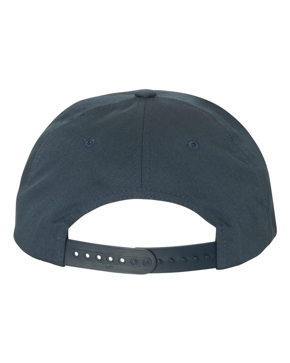 Lightly-Structured Five-Panel Snapback Cap - Back - B44495650 - Navy