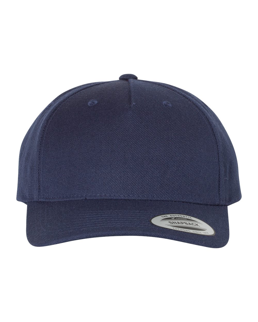 Premium Five-Panel Curved Bill Snapback Cap - styleImage