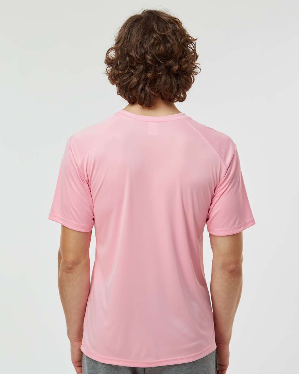 Unisex Islander Performance T-Shirt - OnModelBack - B10171303 - Charity Pink