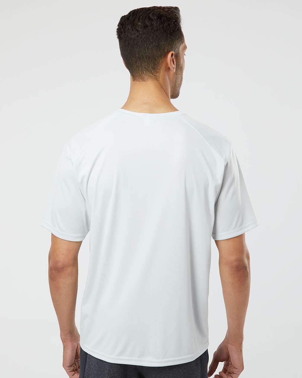 Unisex Islander Performance T-Shirt - OnModelBack - B10171353 - Aluminum