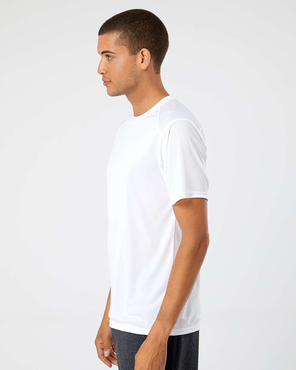 Unisex Islander Performance T-Shirt - OnModelSide - B10171003 - White