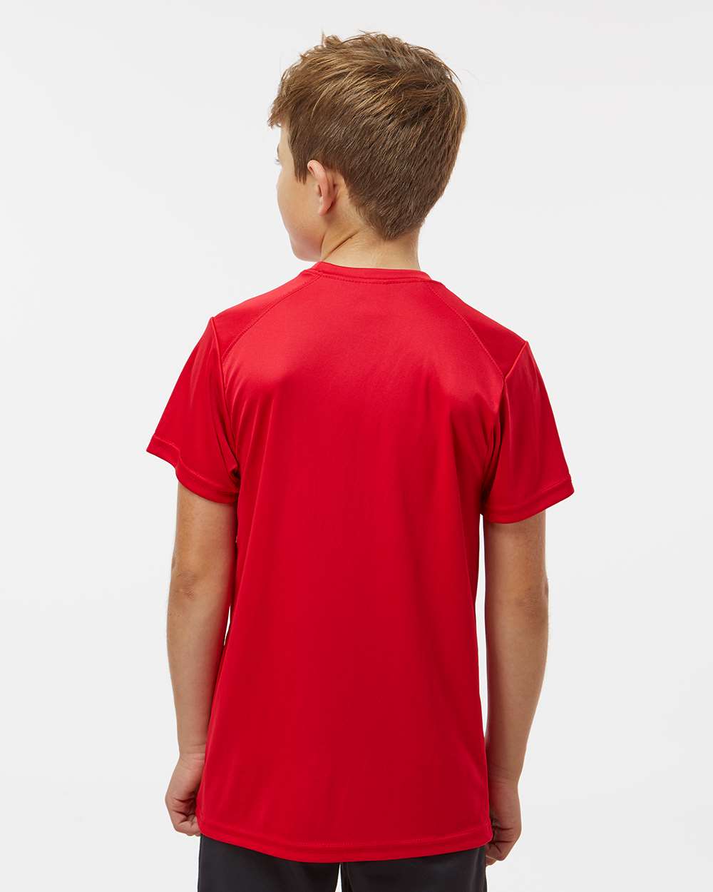 Youth Islander Performance T-Shirt - OnModelBack - B12371143 - Red