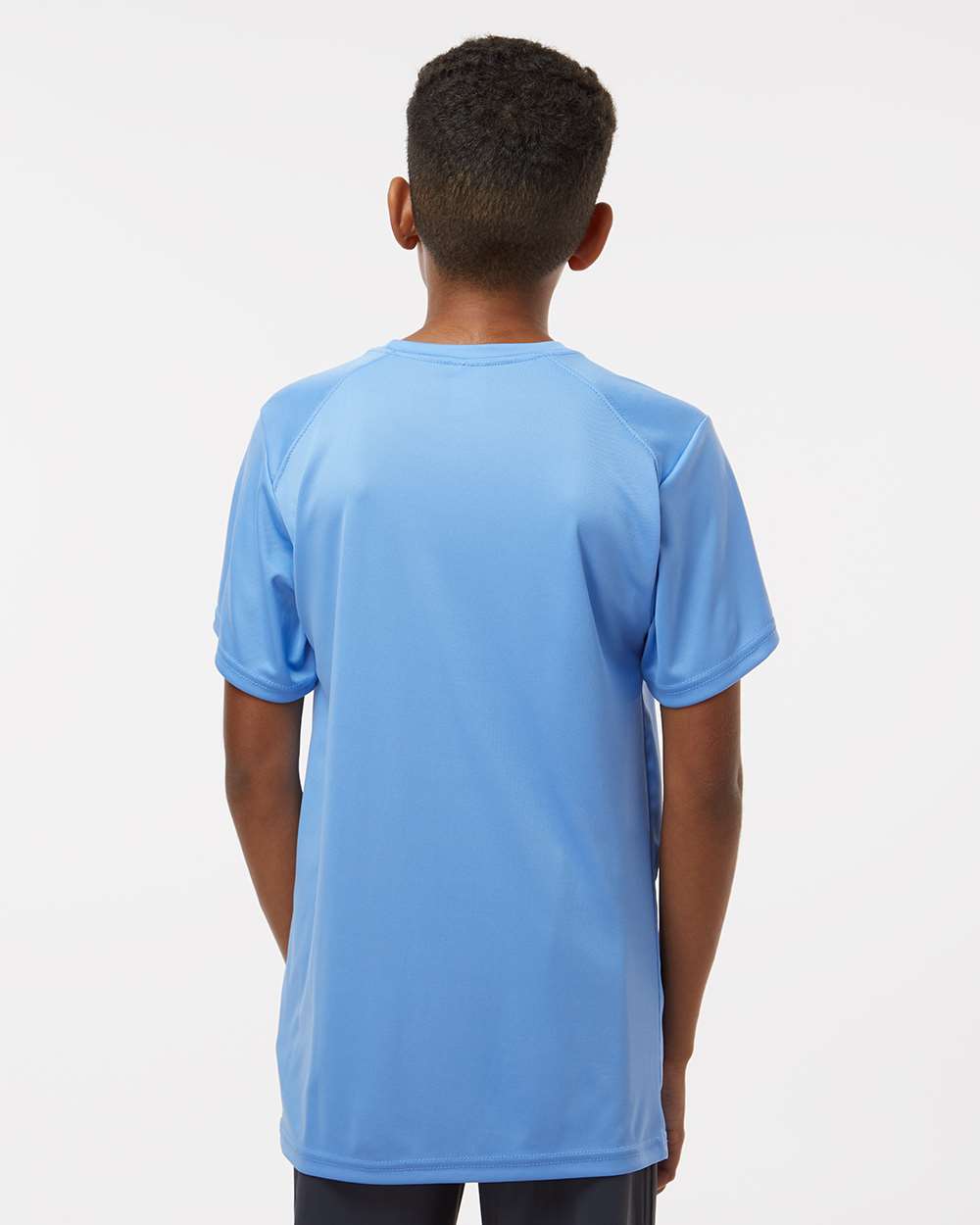 Youth Islander Performance T-Shirt - OnModelBack - B12371253 - Bimini Blue