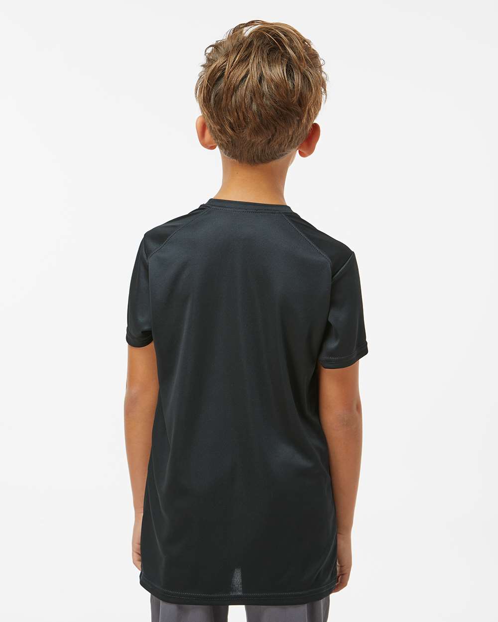 Youth Islander Performance T-Shirt - OnModelBack - B12371503 - Black