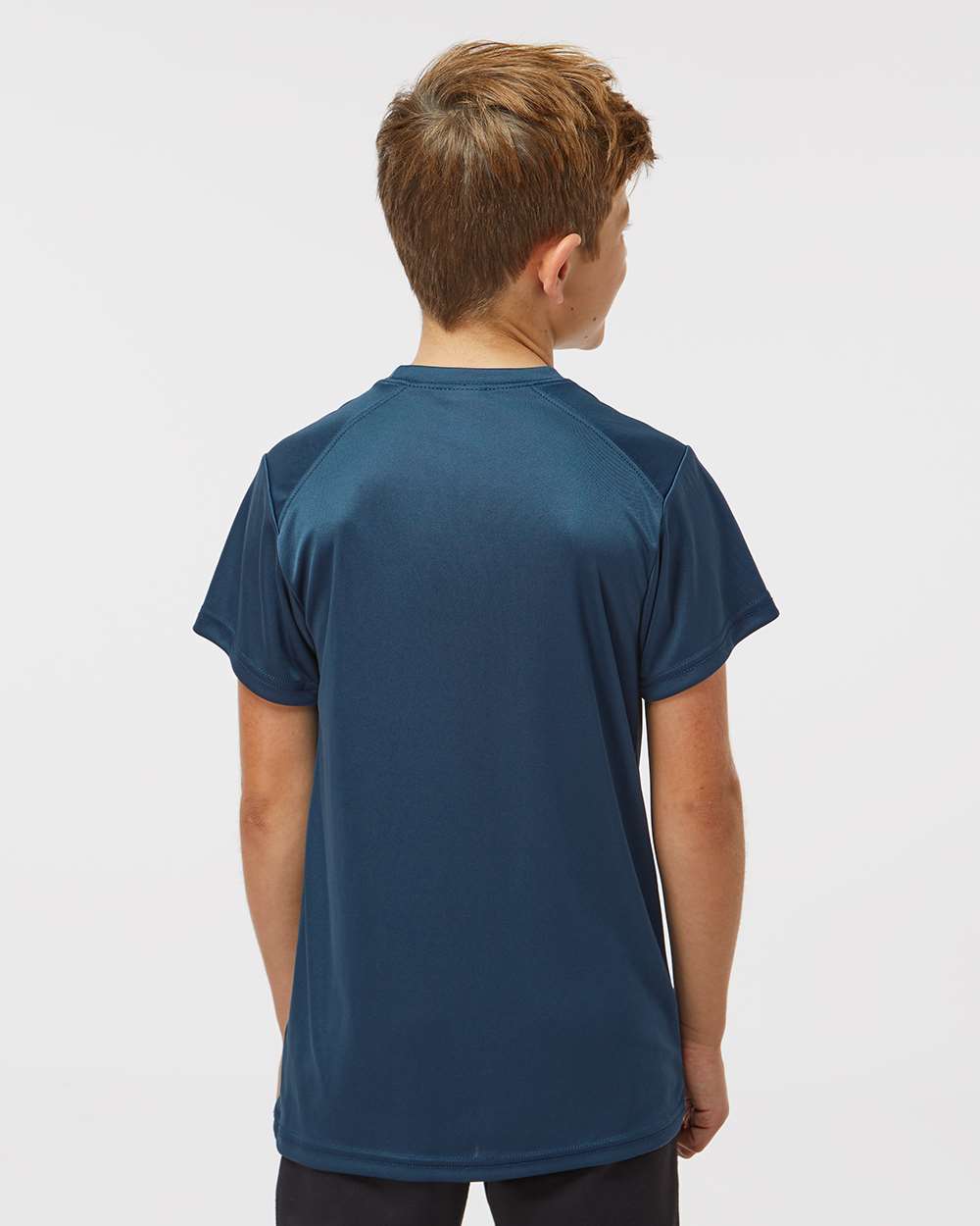 Youth Islander Performance T-Shirt - OnModelBack - B12371653 - Navy