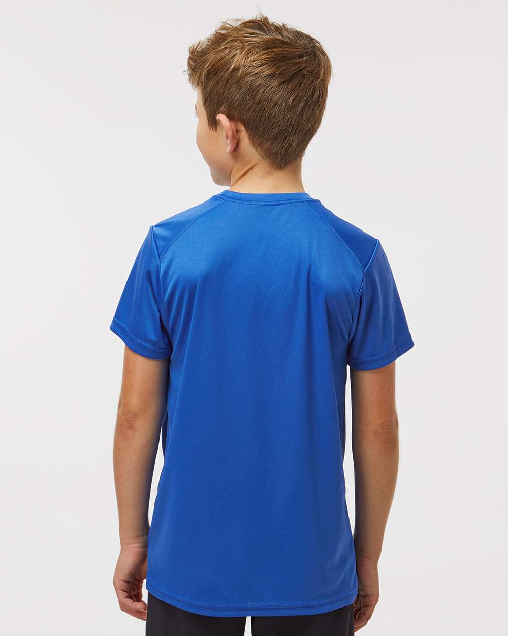 Youth Islander Performance T-Shirt - OnModelBack - B12371753 - Royal