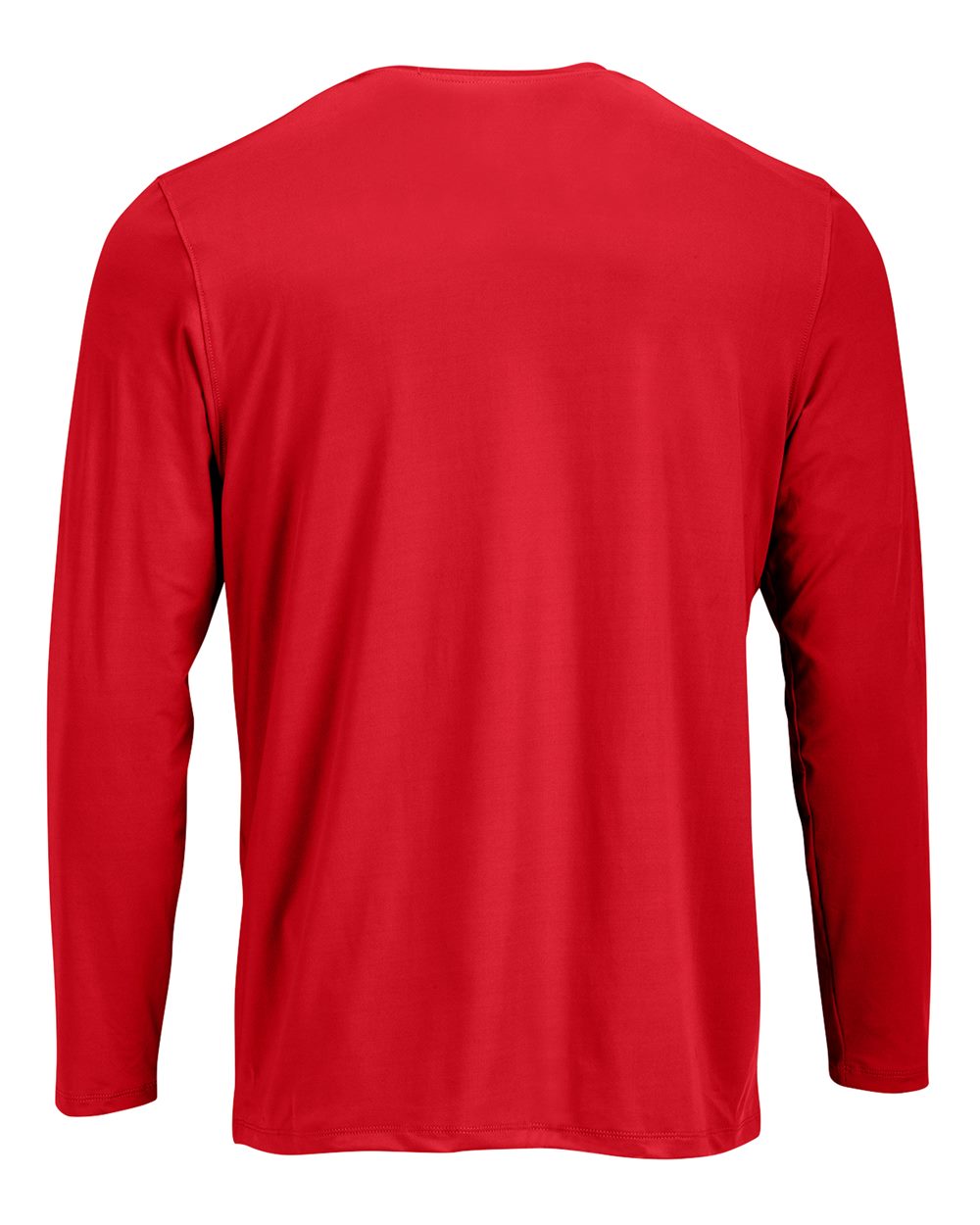 Unisex Aruba Extreme Performance Long Sleeve T-Shirt - Back - B12871702 - Red