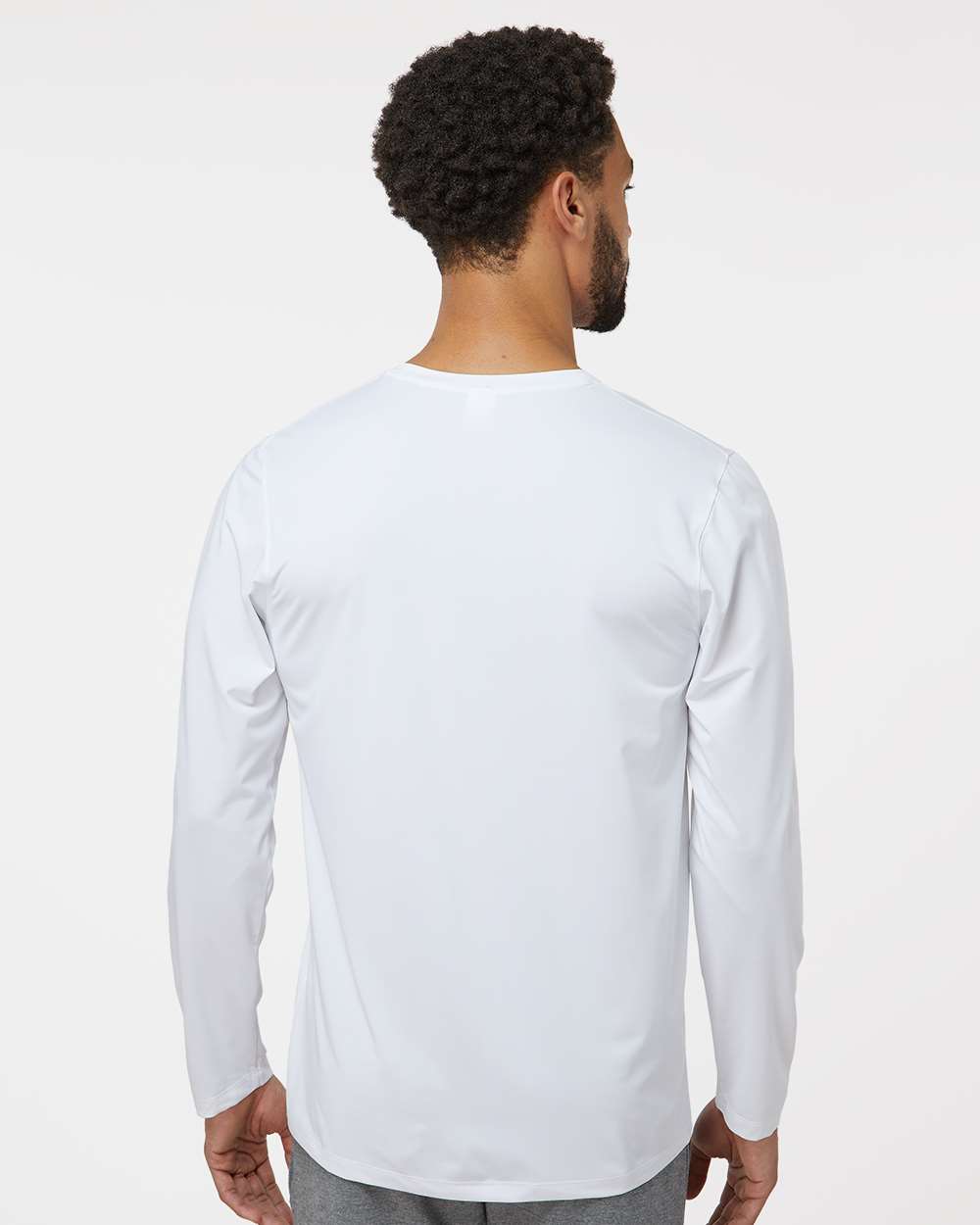 Unisex Aruba Extreme Performance Long Sleeve T-Shirt - OnModelBack - B12871002 - White