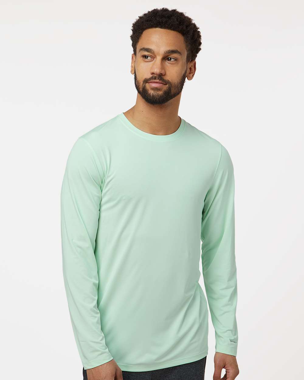Unisex Aruba Extreme Performance Long Sleeve T-Shirt - OnModelFront - B12871102 - Mint Green