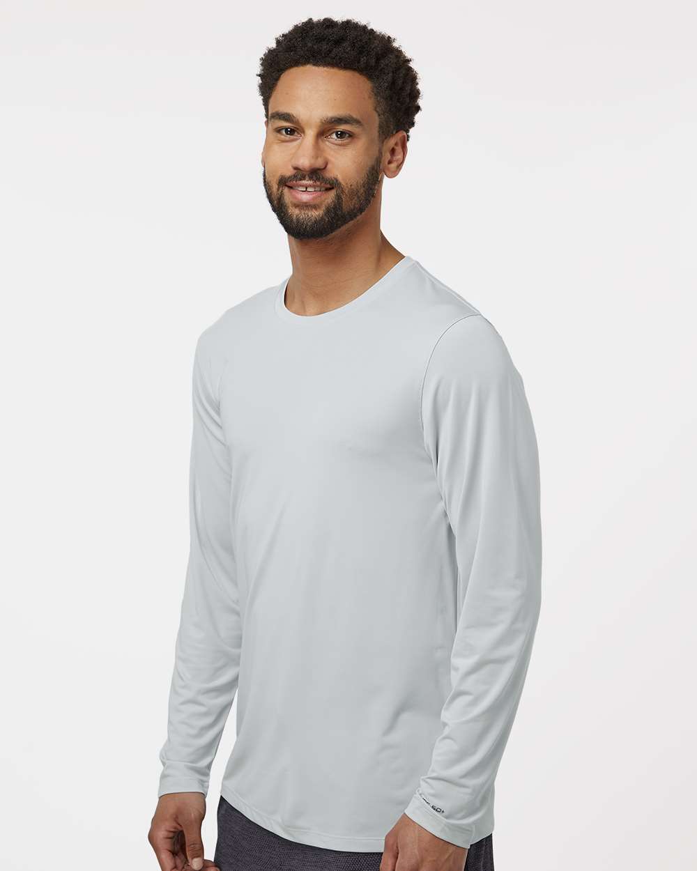 Unisex Aruba Extreme Performance Long Sleeve T-Shirt - OnModelSide - B12871352 - Aluminum