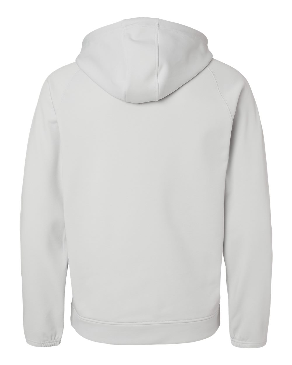 Unisex Vail Performance Fleece Hooded Sweatshirt - Back - B14971352 - Aluminum