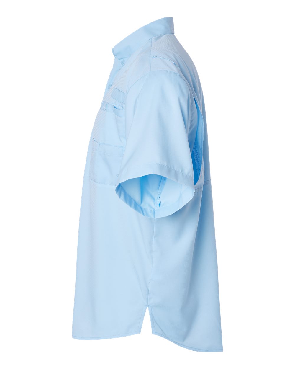 Men's Hatteras Performance Short Sleeve Fishing Shirt - DirectSide - B15771253 - Blue Mist