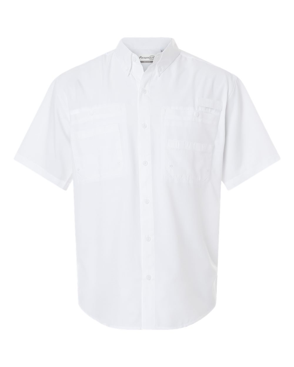 Men's Hatteras Performance Short Sleeve Fishing Shirt - Front - B15771003 - White