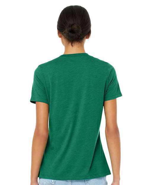Women’s Relaxed Fit Triblend Tee - OnModelBack - B30506174 - Kelly Triblend