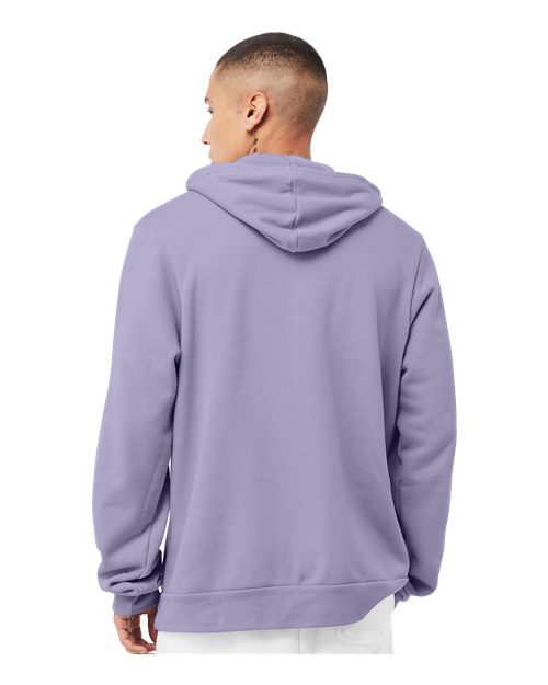 Sponge Fleece Hoodie - OnModelBack - B86306422 - Dark Lavender