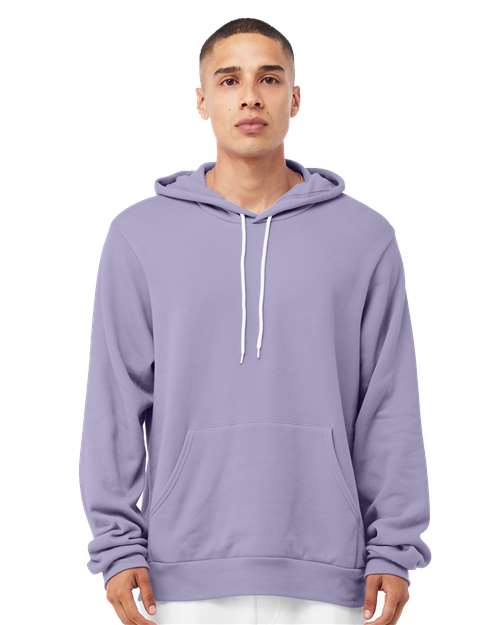 Sponge Fleece Hoodie - OnModelFront - B86306422 - Dark Lavender