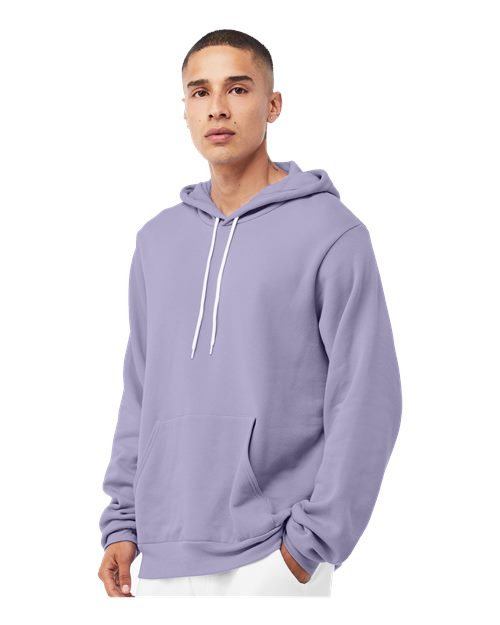 Sponge Fleece Hoodie - OnModelSide - B86306422 - Dark Lavender