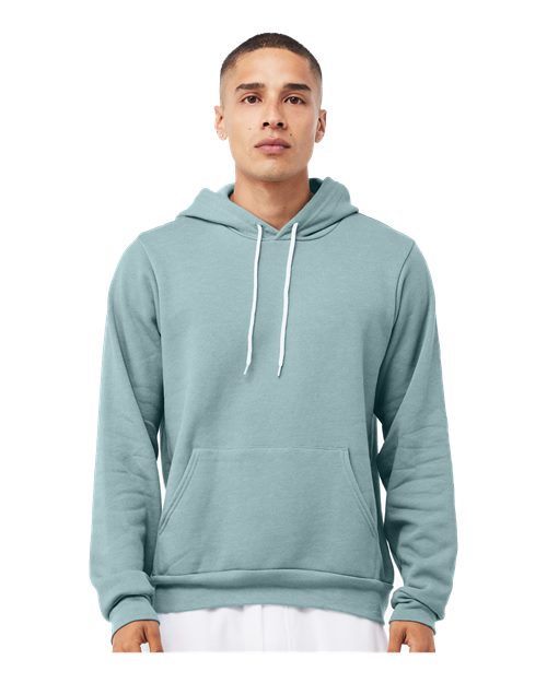 Sponge Fleece Hoodie - OnModelFront - B86306452 - Heather Blue Lagoon