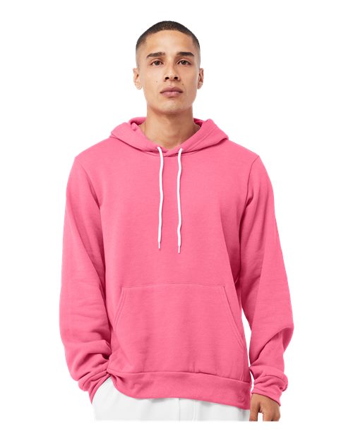 Sponge Fleece Hoodie - OnModelFront - B86306462 - Heather Charity Pink