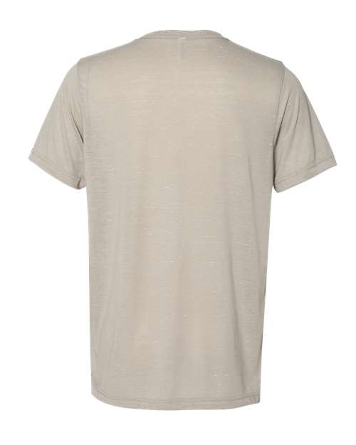 Textured Jersey V-Neck Tee - Back - B03406732 - Stone Marble