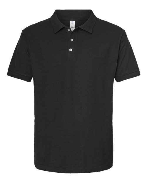 50/50 Sport Pique Polo - Front - B10559503 - Black