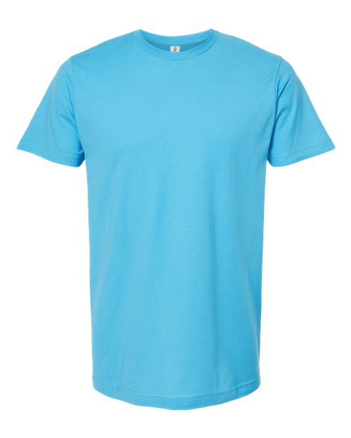 Fine Jersey T-Shirt - Front - B10259042 - Aqua