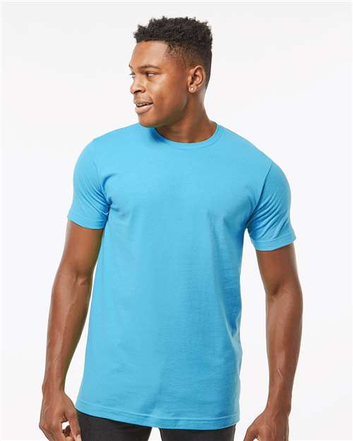 Fine Jersey T-Shirt - OnModelFront - B10259042 - Aqua