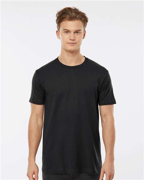 Fine Jersey T-Shirt - OnModelFront - B10259502 - Black