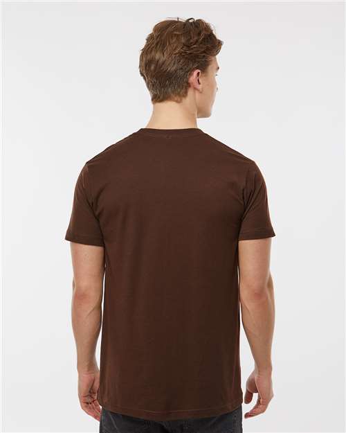 Fine Jersey T-Shirt - OnModelBack - B10259552 - Brown