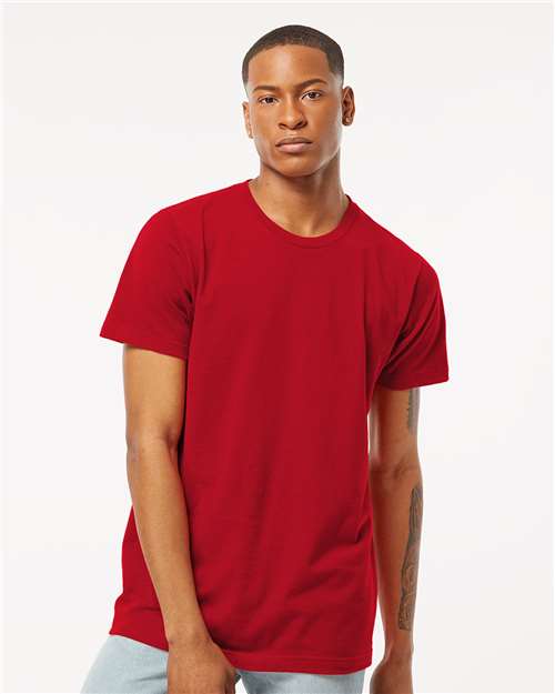 Fine Jersey T-Shirt - OnModelFront - B10259102 - Cardinal