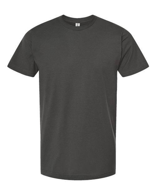 Fine Jersey T-Shirt - Front - B10259592 - Charcoal