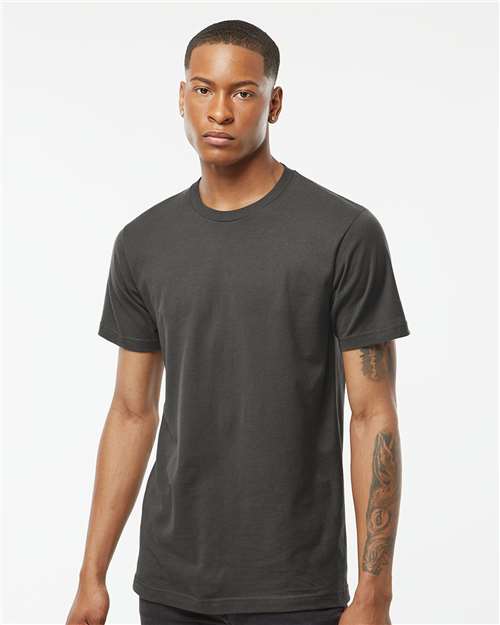 Fine Jersey T-Shirt - OnModelFront - B10259592 - Charcoal