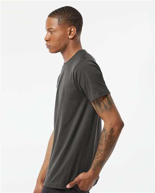 Fine Jersey T-Shirt - OnModelSide - B10259592 - Charcoal