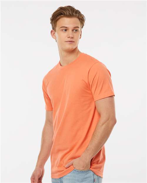 Fine Jersey T-Shirt - OnModelSide - B10259272 - Coral