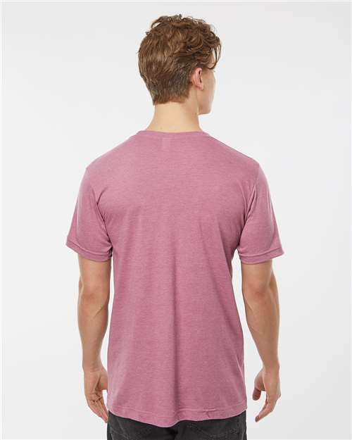 Fine Jersey T-Shirt - OnModelBack - B10259112 - Heather Cassis