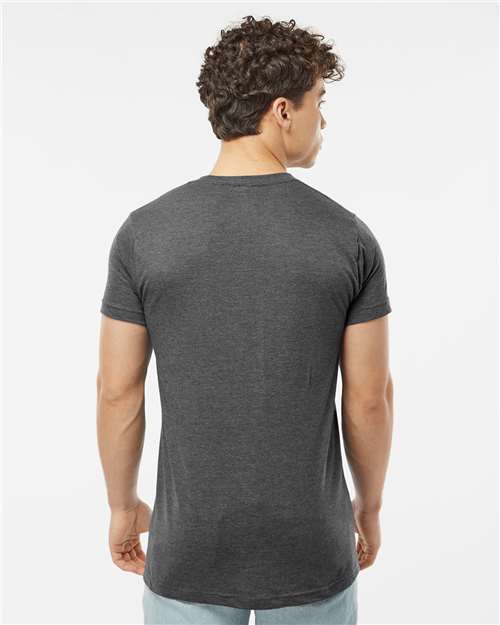 Fine Jersey T-Shirt - OnModelBack - B10259132 - Heather Charcoal