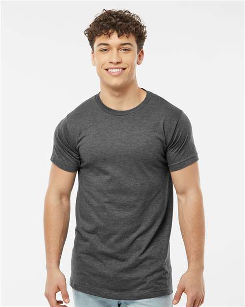 Fine Jersey T-Shirt - OnModelFront - B10259132 - Heather Charcoal