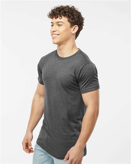 Fine Jersey T-Shirt - OnModelSide - B10259132 - Heather Charcoal